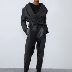 Zara Pleather pants